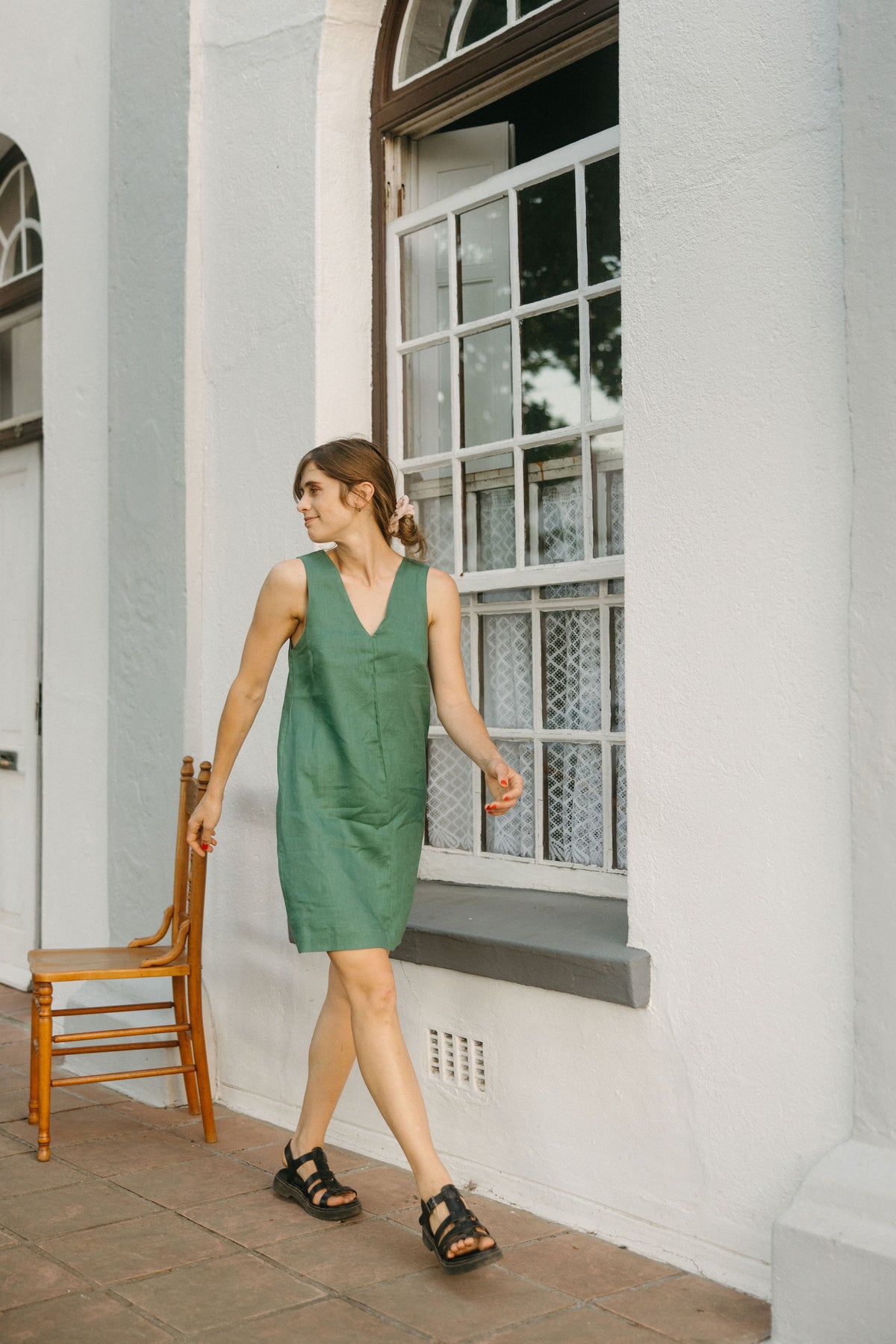 Luna Dress - MINI length with breastfeeding zips
