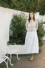 Load image into Gallery viewer, Maeve Pintuck Hem Skirt