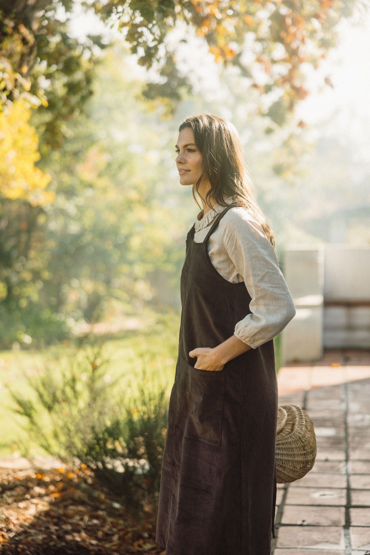 Erin Corduroy Pinafore Dress