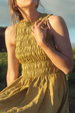 Load image into Gallery viewer, Goldie Shirred Bodice Dress
