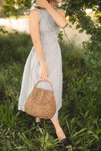 Load image into Gallery viewer, Goldie Shirred Bodice Dress