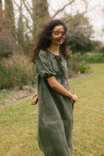 Load image into Gallery viewer, Grace Tie Front Dress - Linen