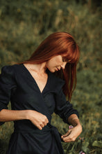 Load image into Gallery viewer, Flora Wrap Dress - Maxi Length