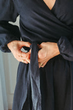 Load image into Gallery viewer, Layah Multi-Tie Wrap Dress - Long Sleeve