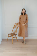 Load image into Gallery viewer, Leone Raglan Sleeve Dress - Maxi Length