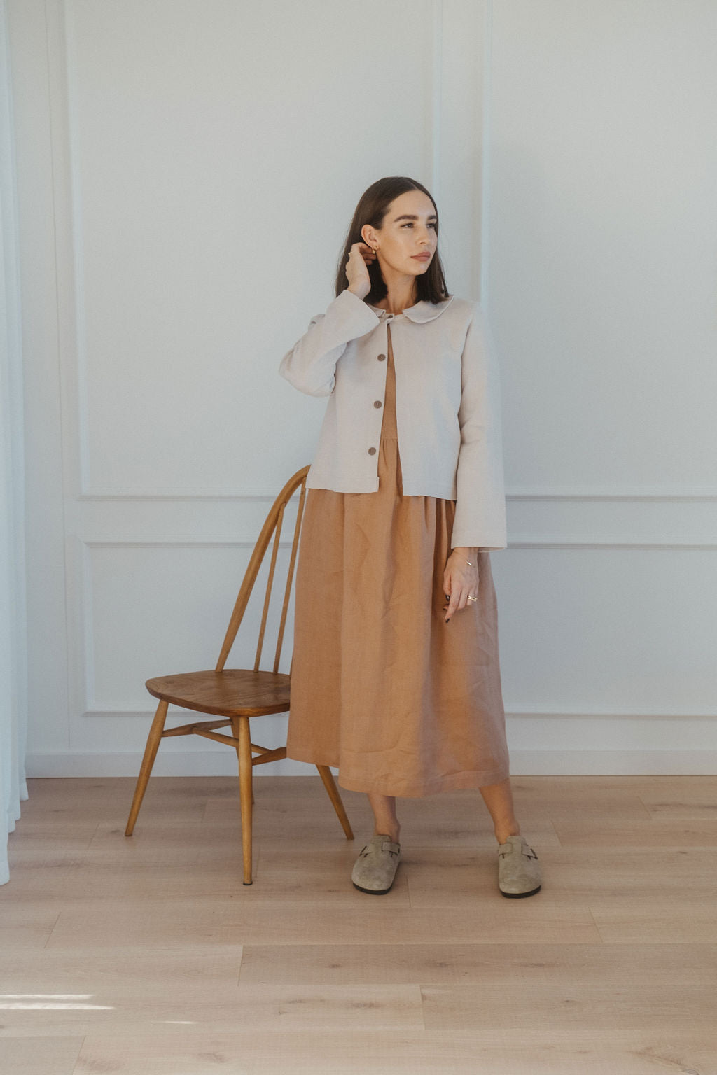 Leone Raglan Sleeve Dress - Maxi Length