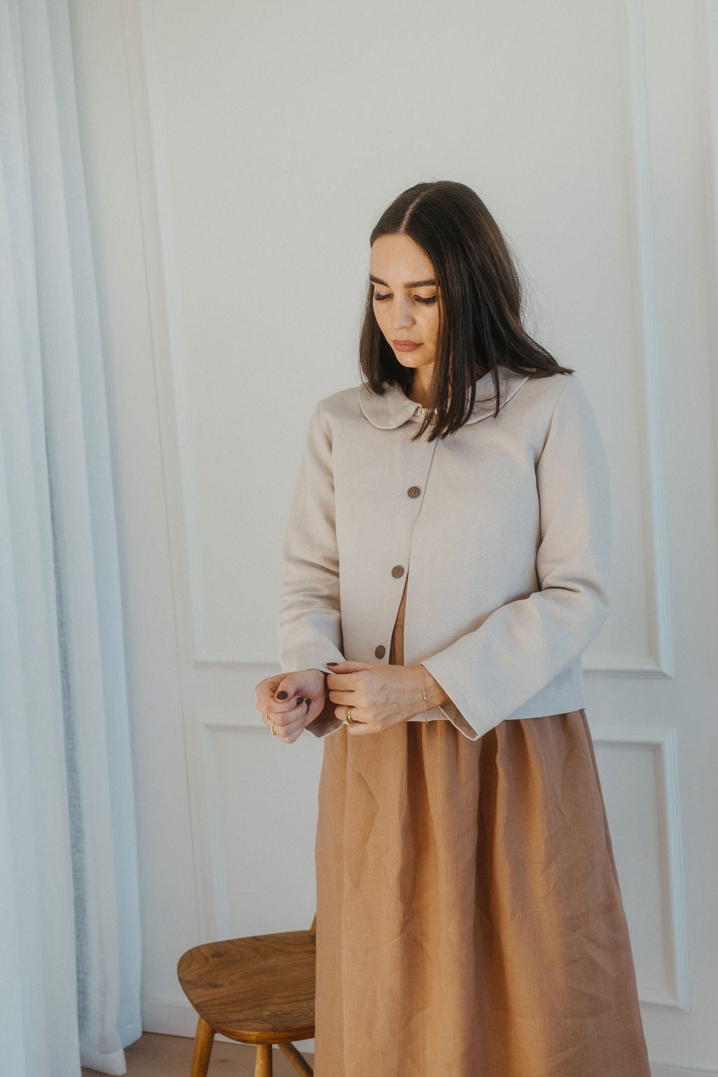 Molly Peter Pan Collar Jacket She Loves Sundays