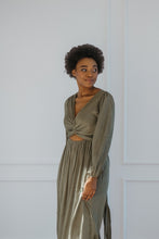 Load image into Gallery viewer, Layah Multi-Tie Wrap Dress - Long Sleeve