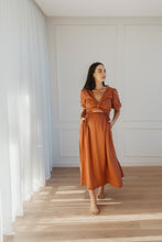 Load image into Gallery viewer, Layah Multi-Tie Wrap Dress - Short Sleeve