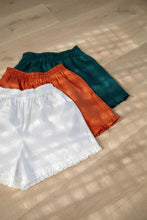 Load image into Gallery viewer, Iris Shorts With Frill Hem - Linen