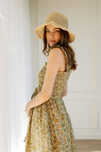 Load image into Gallery viewer, Eva Shoulder Frill Shirred Bodice Dress