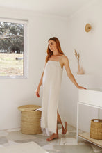 Load image into Gallery viewer, Saffron MAXI Slip Dress - Olive Linen - Size M