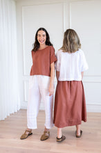 Load image into Gallery viewer, Frida Frill Hem Linen Pants