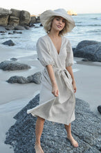 Load image into Gallery viewer, Sage Wrap Dress