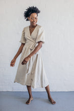 Load image into Gallery viewer, Sage Wrap Dress
