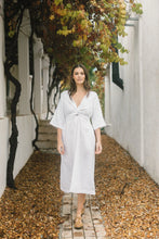 Load image into Gallery viewer, Quinn Dress - White Linen - Medium
