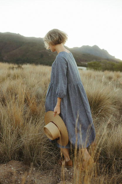 Leone Raglan Sleeve Dress - Maxi Length