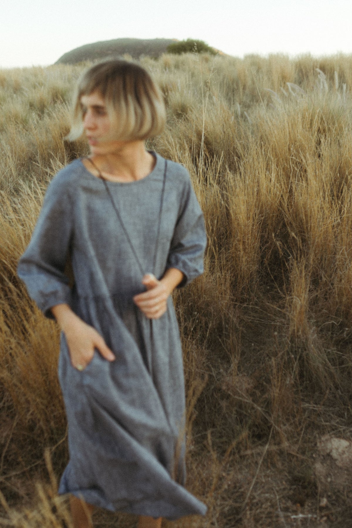 Leone Raglan Sleeve Dress - Maxi Length