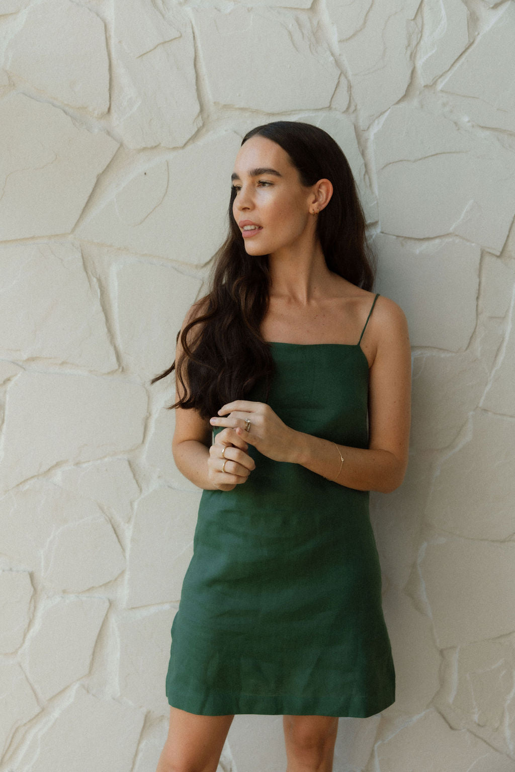Saffron Slip Dress - MINI length