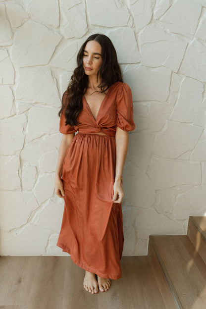 Layah Multi-Tie Wrap Dress - Short Sleeve