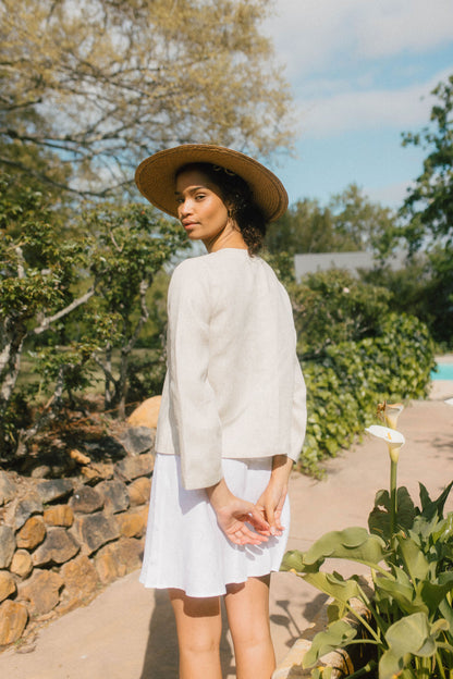 Lindie Tie Front Top