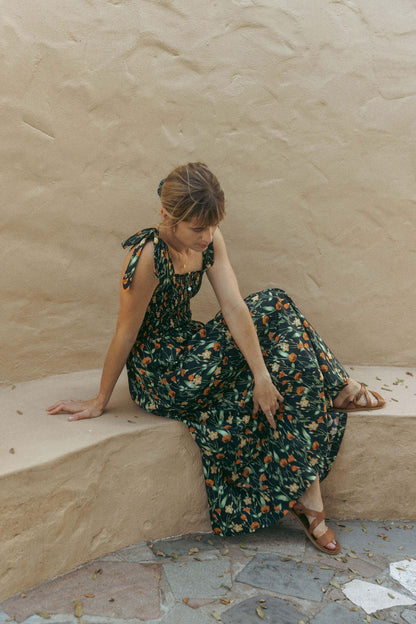 Poppy Shirred Bodice Dress