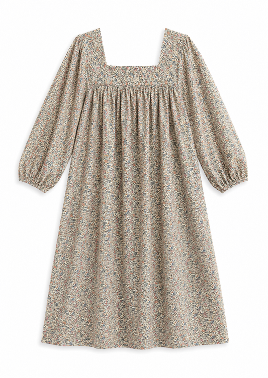 Josie Mini Dress - Multi Floral Print - Size Large