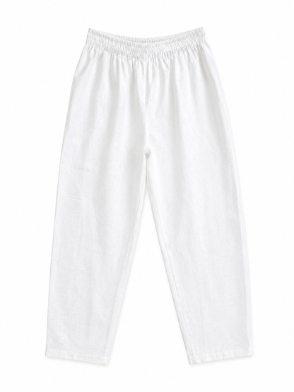 Wilder Linen Pants - navy stripe size small
