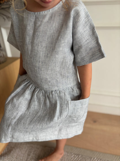 Indie Drop Waist Girls Dress