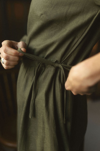 Maisy Long Sleeve Maxi Dress - Natural - Size L