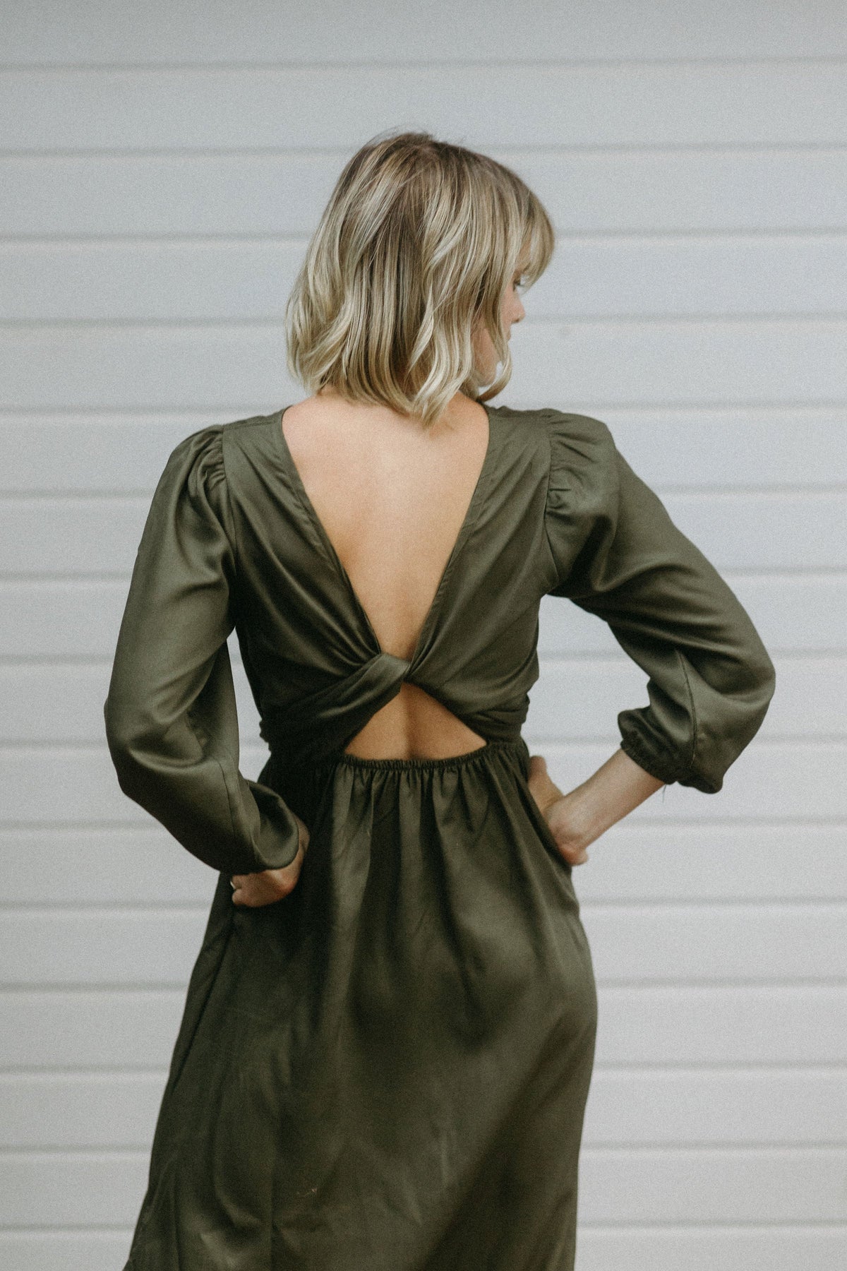 Layah Multi-Tie Wrap Dress - Long Sleeve