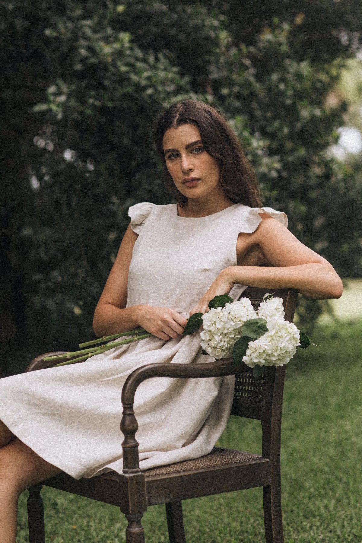 Fenn Frill Sleeve Dress