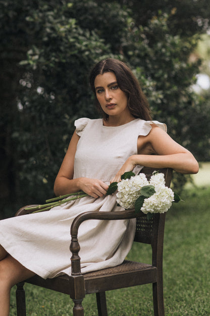 Fenn Frill Sleeve Dress