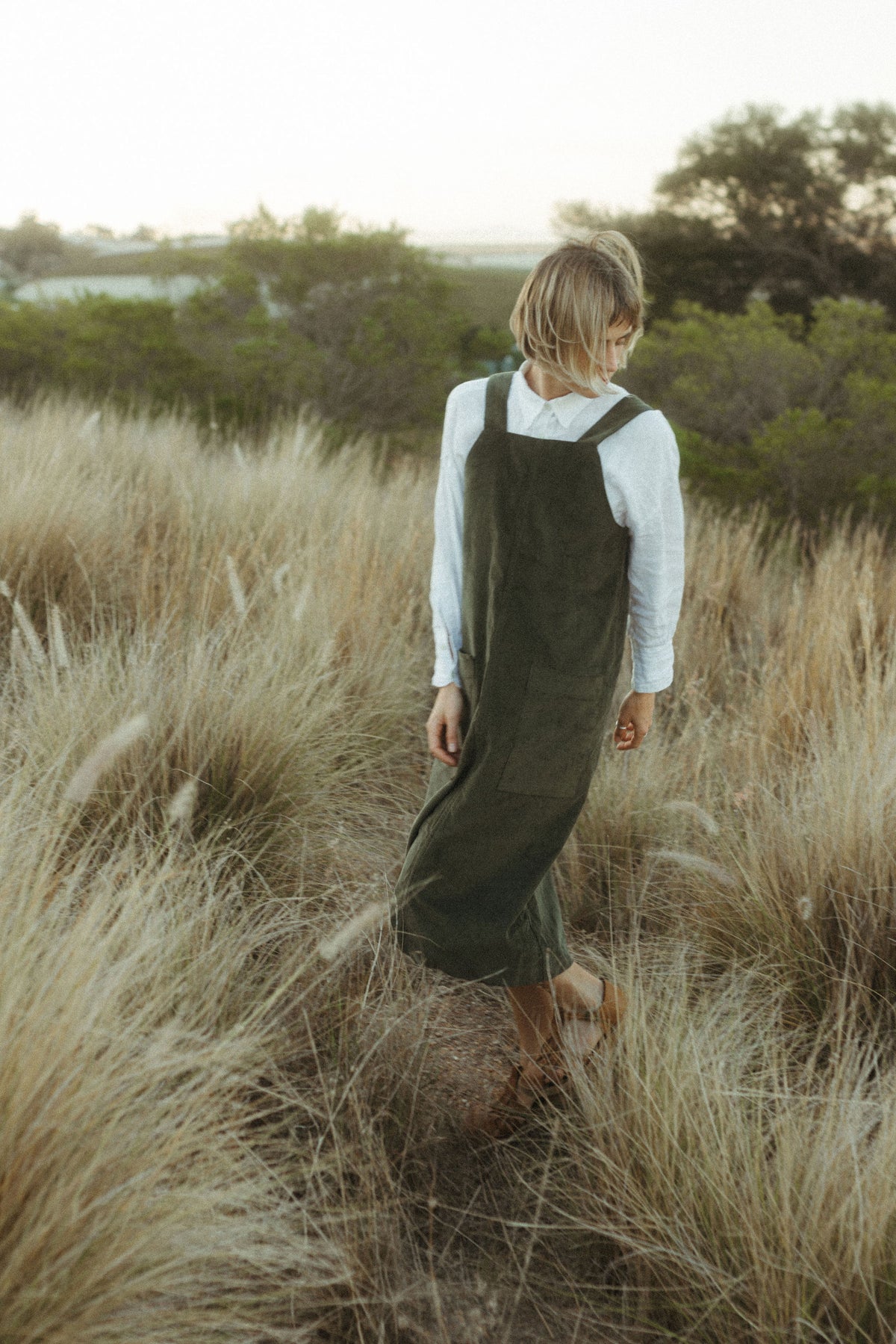Erin Corduroy Pinafore Dress