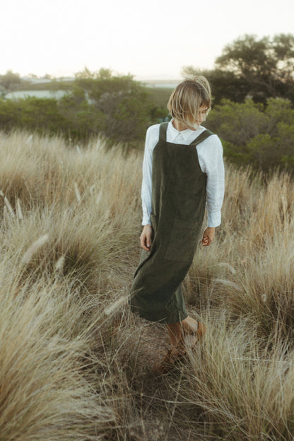 Erin Corduroy Pinafore Dress