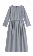 Load image into Gallery viewer, Clover Long Sleeve Dress - Navy Gingham - Small
