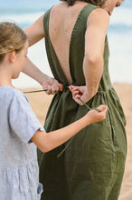 Load image into Gallery viewer, Hannah Low Cut Back Dress - Cotton Prints

