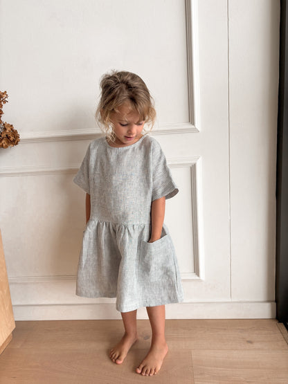 Indie Drop Waist Girls Dress