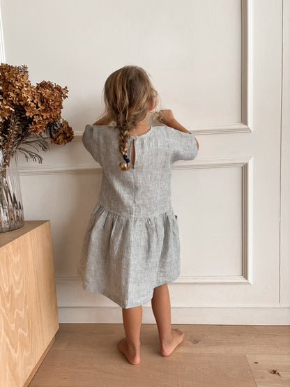 Indie Drop Waist Girls Dress