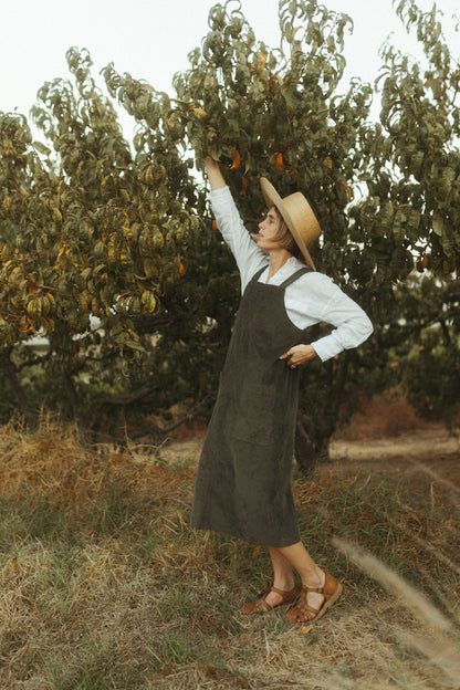 Erin Corduroy Pinafore Dress