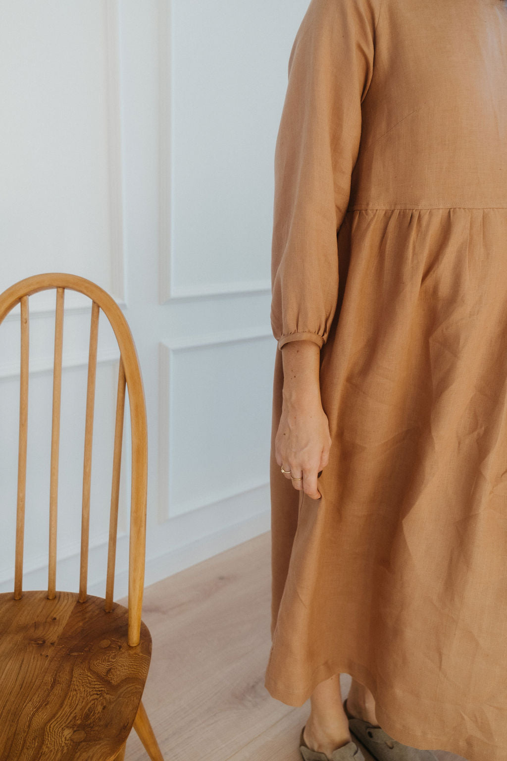 Leone Raglan Sleeve Dress - Maxi Length