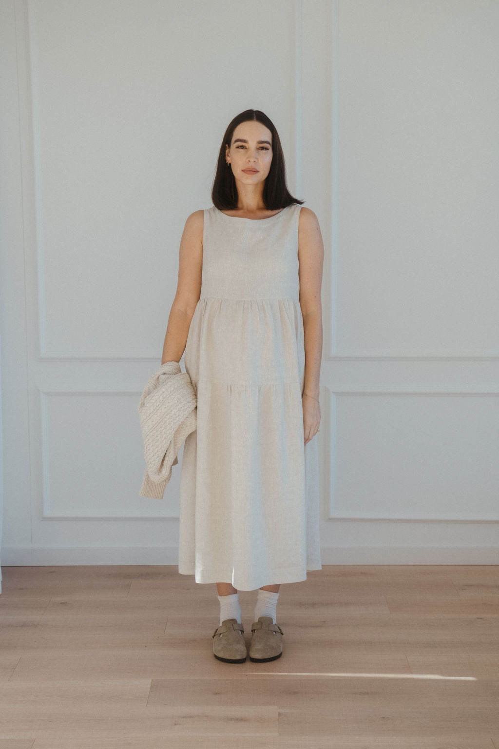 Holly Tiered Dress - with side seam zips for breastfeeding