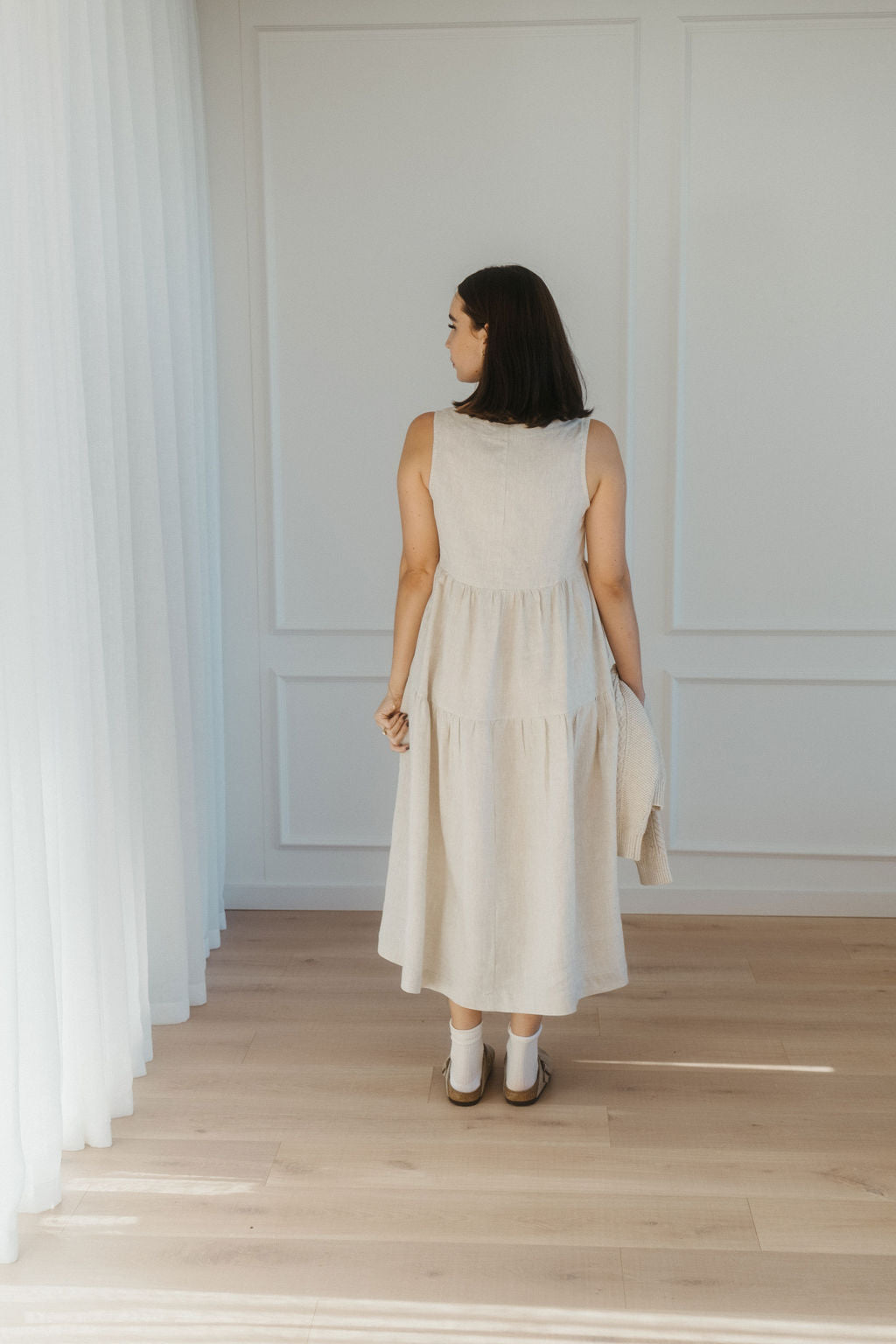 Holly Tiered Dress - with side seam zips for breastfeeding