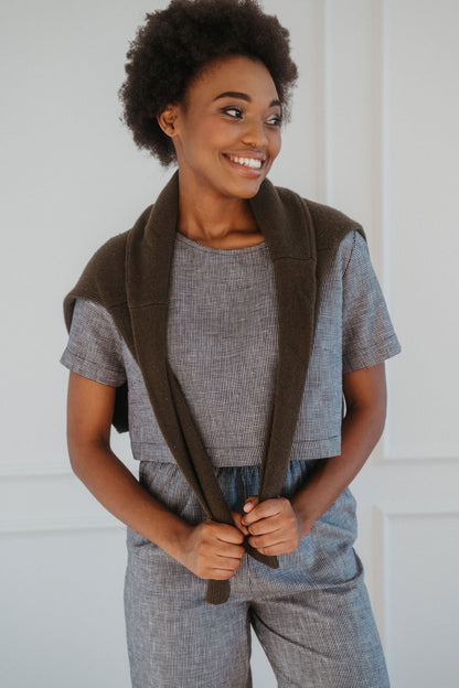 Mabel Cropped Boxy Tee
