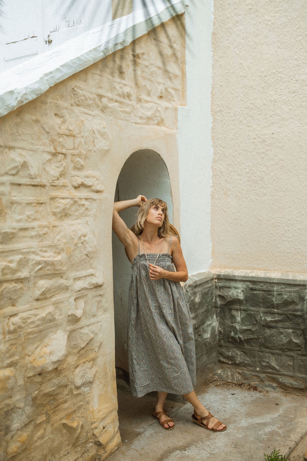 Tannah Dress - Indian Block Print Cotton