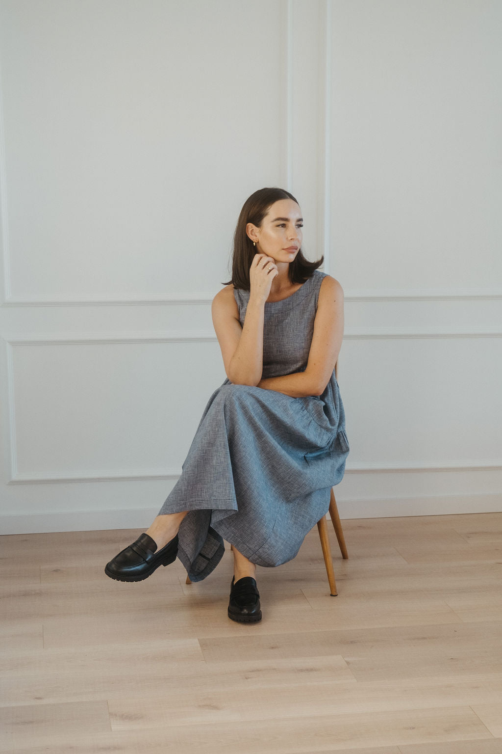 Holly Tiered Dress - with side seam zips for breastfeeding