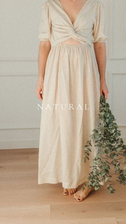 Layah Multi-Tie Wrap Dress - Long Sleeve