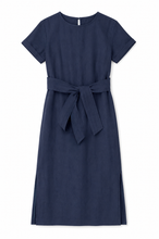 Load image into Gallery viewer, Aster Shift Dress - Navy - Size Small
