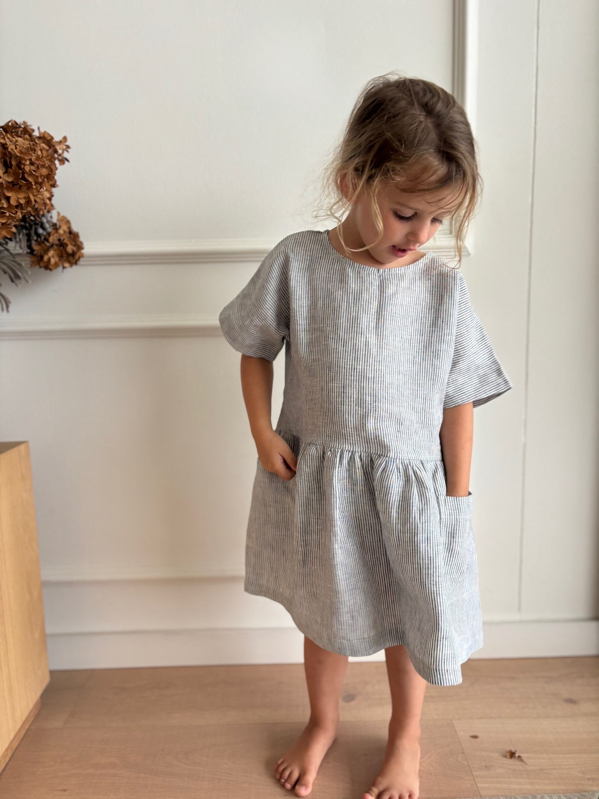 Indie Drop Waist Girls Dress