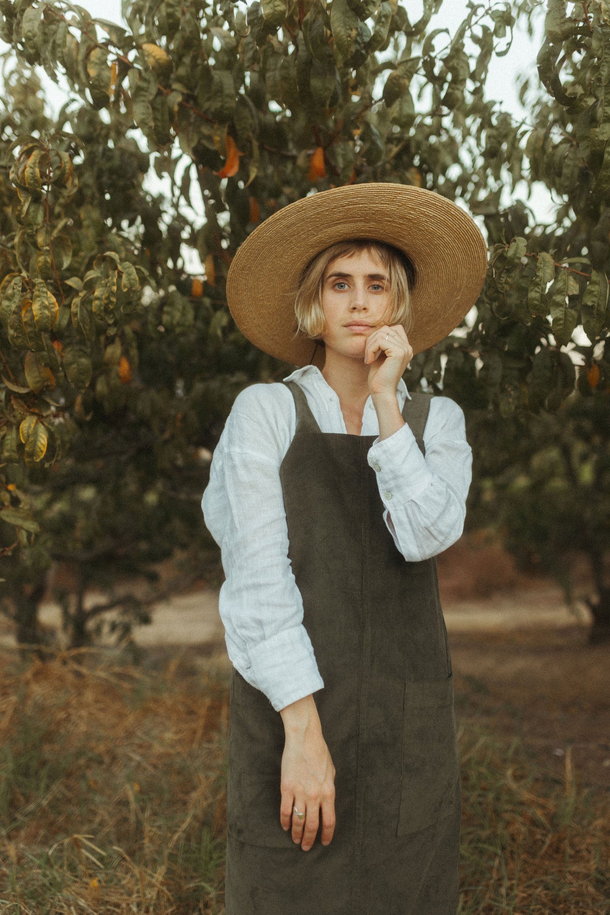 Erin Corduroy Pinafore Dress